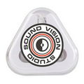 Ear Buds in Hard Plastic Triangle Case